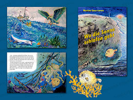 ILLUSTRATION |  Kinderbuch von M. Gaux-Lorenz, Mischtechnik mit Farbstift, Illustration und Satz