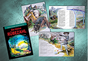 ILLUSTRATION |  Rübezahl, eine moderne Erzählung von Jörg v. Liebenfelß, Kinderbuch, Bilderbuch