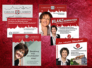 ANZEIGEN 1 | Anzeigen für verschiedene Anlässe für ein Steuerberatungsunternehmen in Bleckede