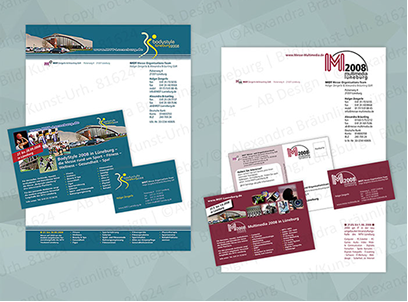 Corporate Identity | Geschäftsausstattung für ein Messeunternehmen, Fitness "Bodystyle" und Multimedia-Messe