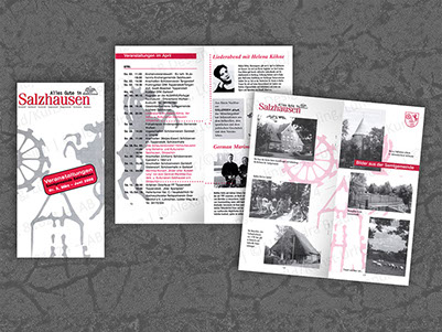 Broschüre | Veranstaltungsheft für eine Stadt im Touristenbereich "Lüneburger Heide"