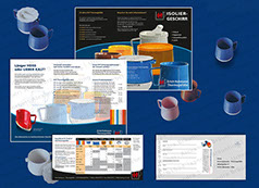WERBUNG | Verkaufsmaterial für Thermo-Geschirr für Krankenhäuser und Pflegestätten