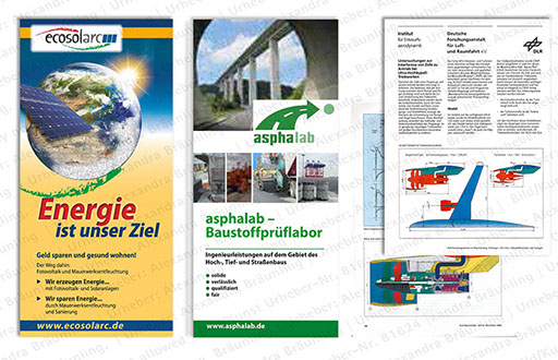 Faltblätter, Infoblätter | Diverse Druckerzeugnisse 
