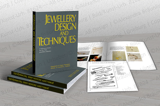 Broschüren aller Art, Fachbücher, oder wie hier ein Handbuch für angehende Juweliere,EU-Produktion